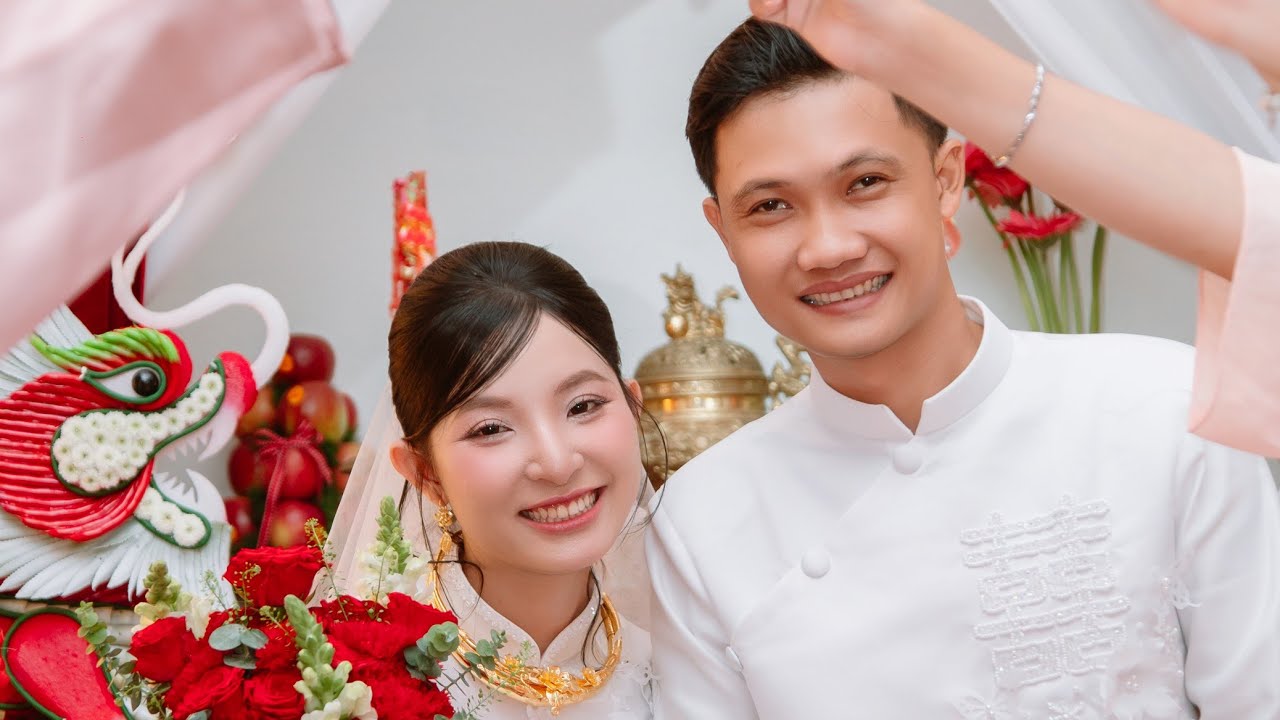 ANH KHOA HUỲNH NHƯ tiệc cưới ở quê