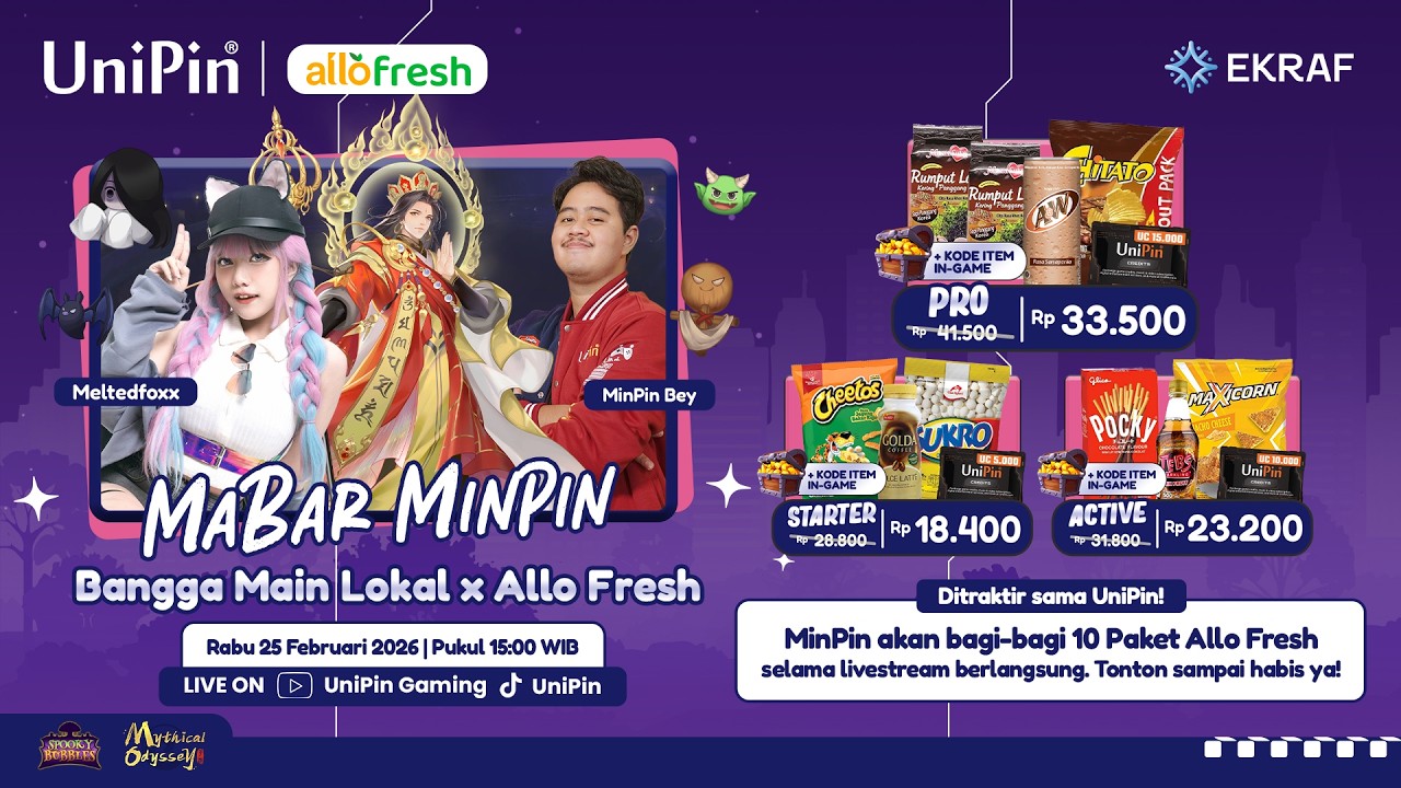 MABAR MinPin #BanggaMainLokal ft. Allofresh x Dream Forge Creation✨🔥