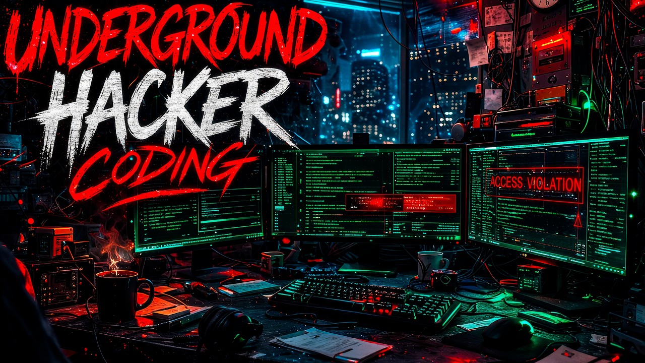 Coding Music for Deep Focus | Underground Hacker Coding