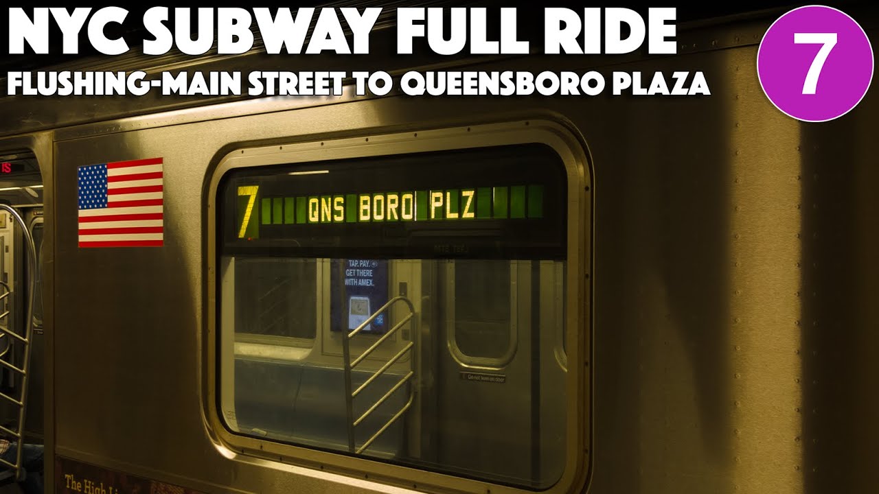 R188 (7) Train Full Ride from Flushing-Main Street to Queensboro Plaza | MTA NYCT Subway