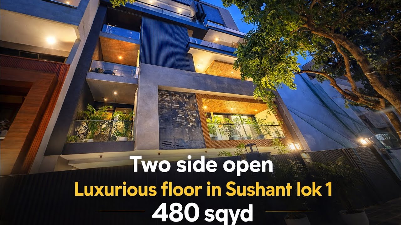 🏛️An Address of Prestige 💫4bhk luxury builder floor | Gated Block 