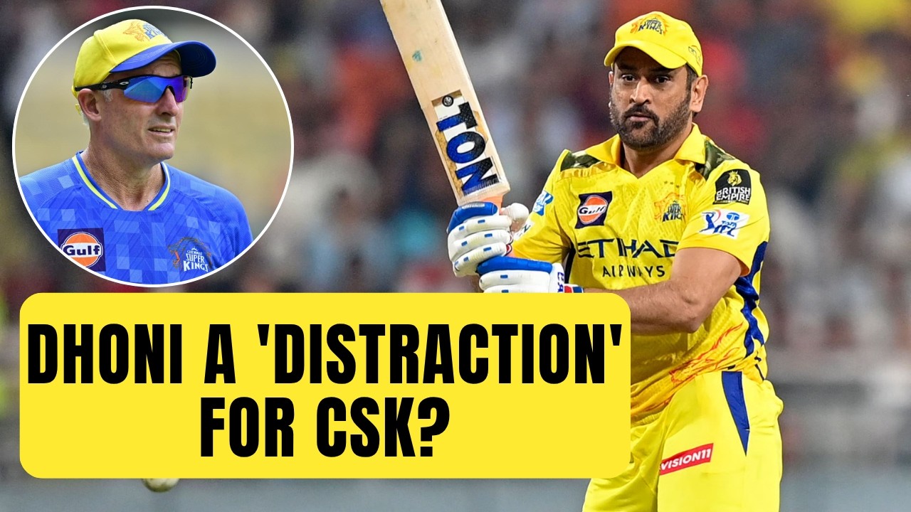 CSK coach reveals why MS Dhoni is NOT travelling to CSK's IPL 2026 games |Sports Today