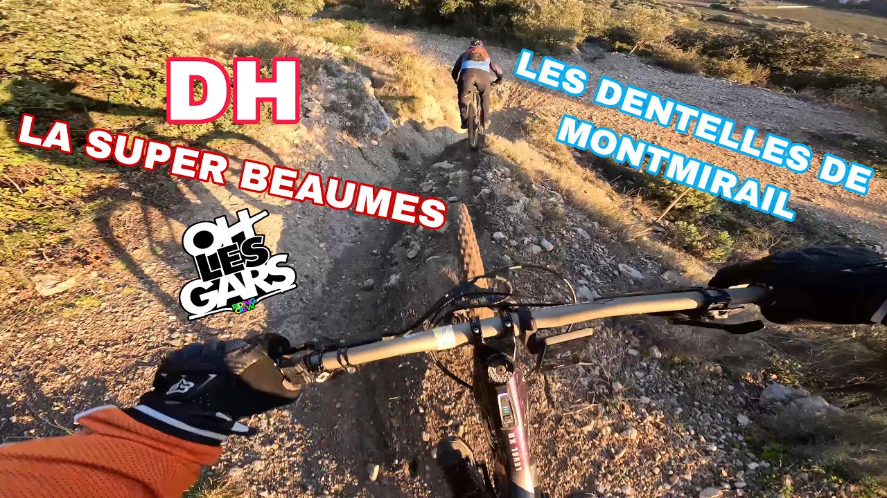 DH DE LA SUPER BEAUMES les dentelle de montmirail part2 // BOUE ET GLISSADE 🤣 