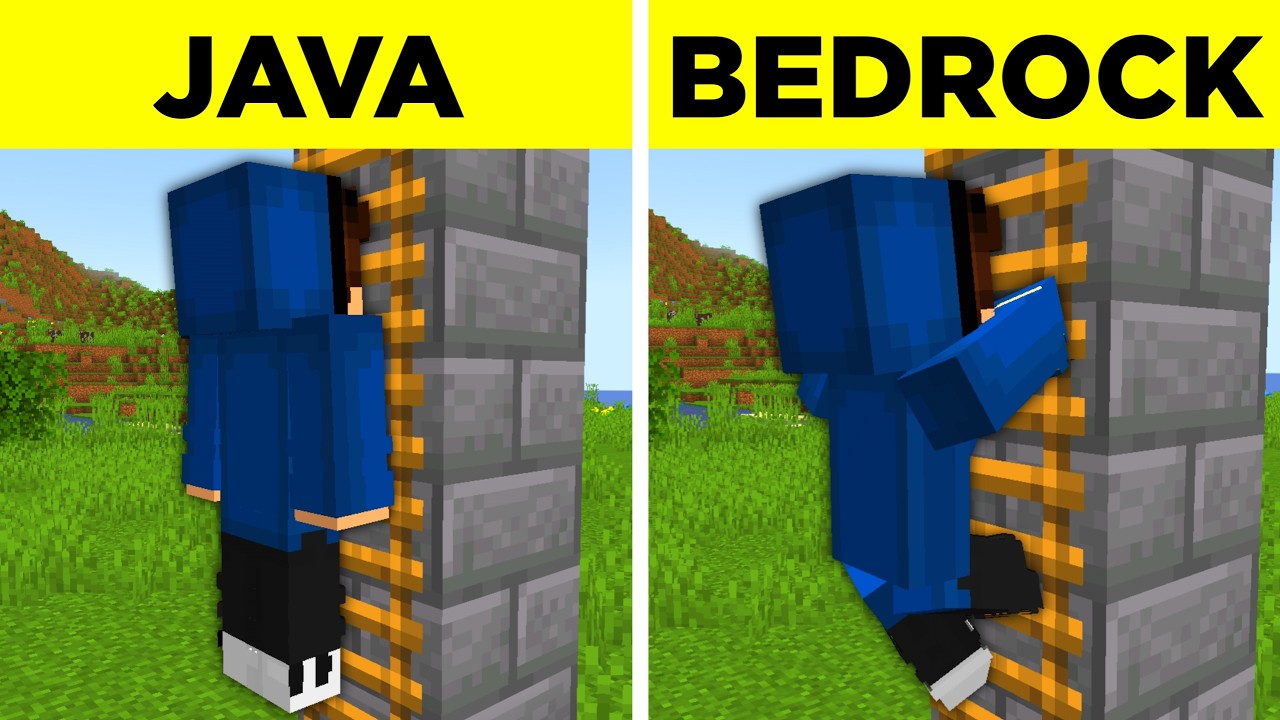185 Fakta Minecraft Java VS Bedrock!