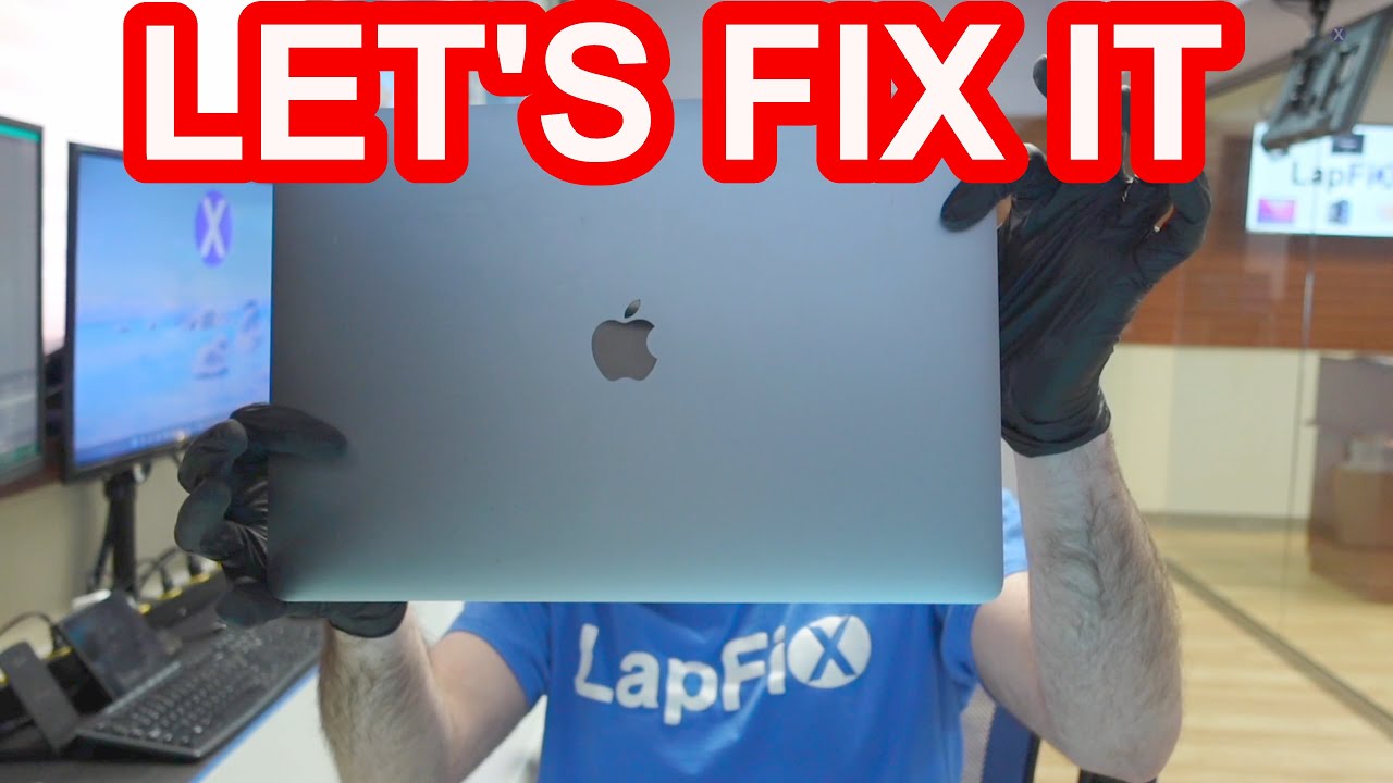 Этот MacBook вышел из строя после попадания воды.