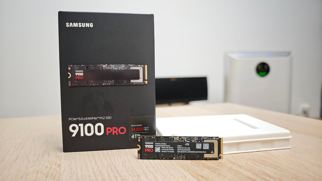 Samsung 9100 Pro 4TB potega mocy