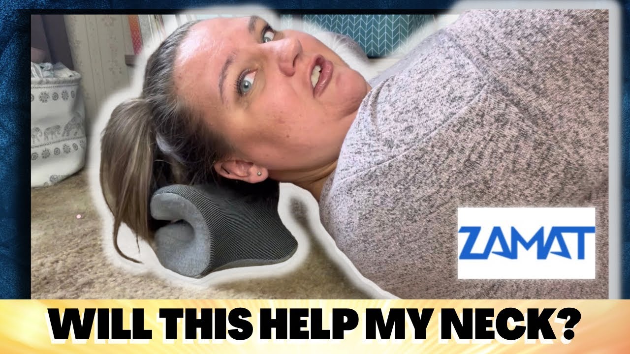 NECK PAIN RELIEF | Cervical Traction Neck Pillow with Magnetic Therapy Review #Zamatsleep #NekGenic