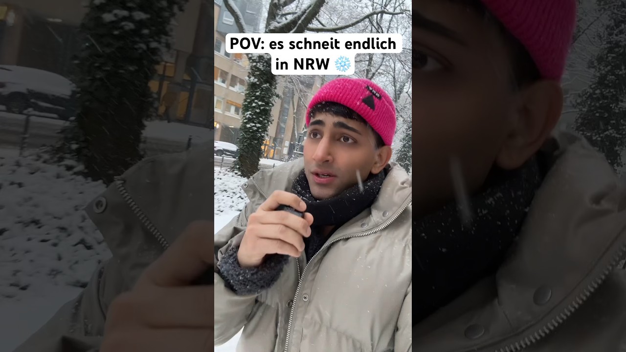 POV: es schneit endlich in NRW ❄️😂 #schnee