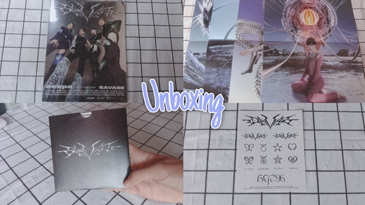 📦Unboxing|| Aespa Savage Album (Hallucination Quest Version)❣️