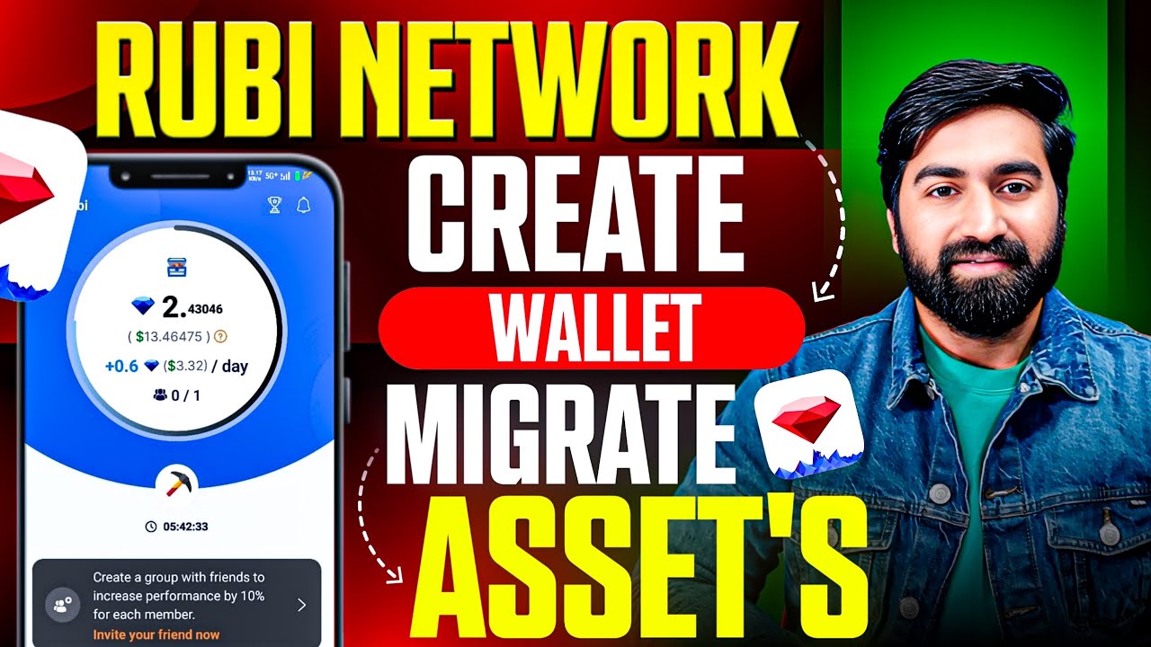 How To Create Rubi Wallet | Rubi Network Free Mining App | Rubi Network Kyc  | Rubi Coin Migration