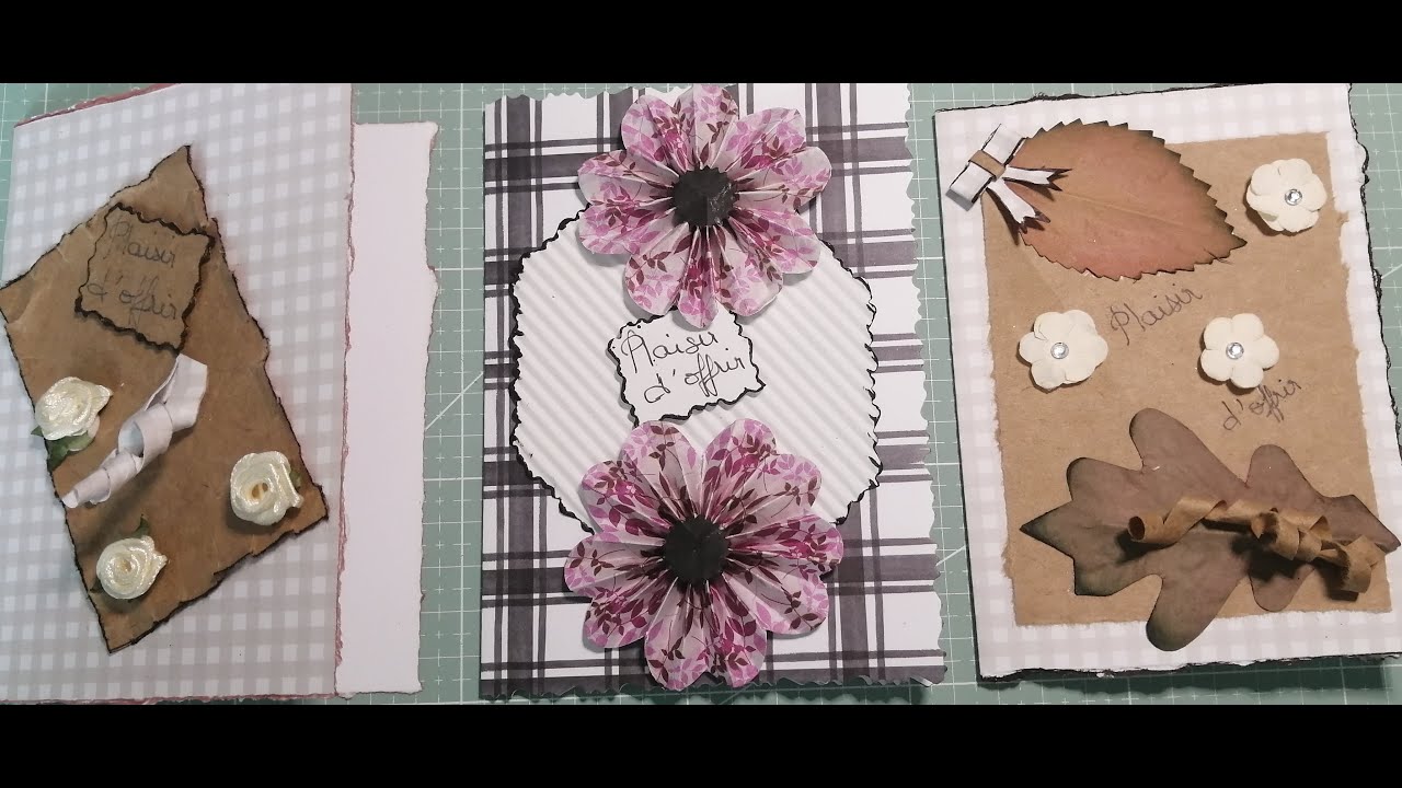 Création de cartes facile #scrapbooking