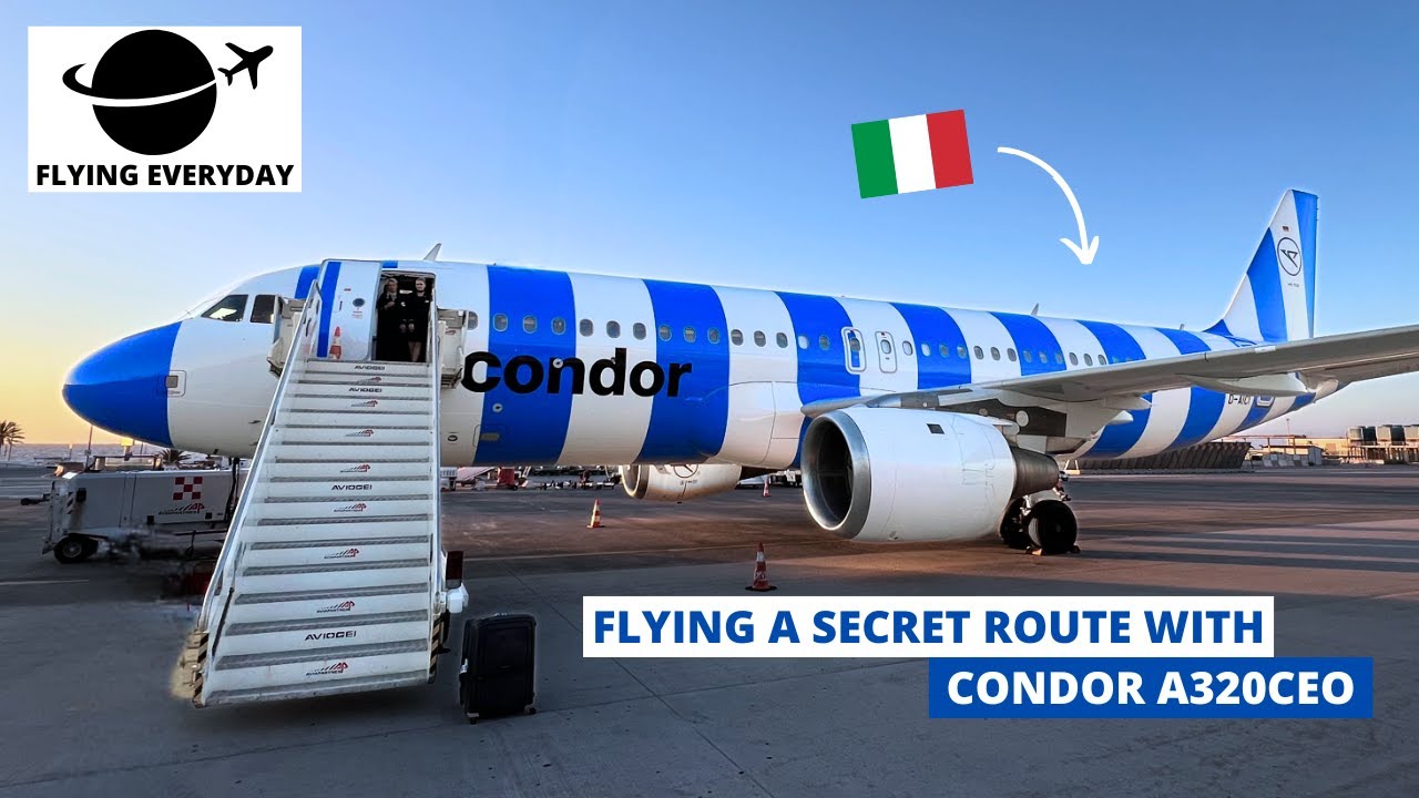 TRIP REPORT | CONDOR A320CEO | ECONOMY | ROME FIUMICINO (FCO) - PALERMO (PMO)