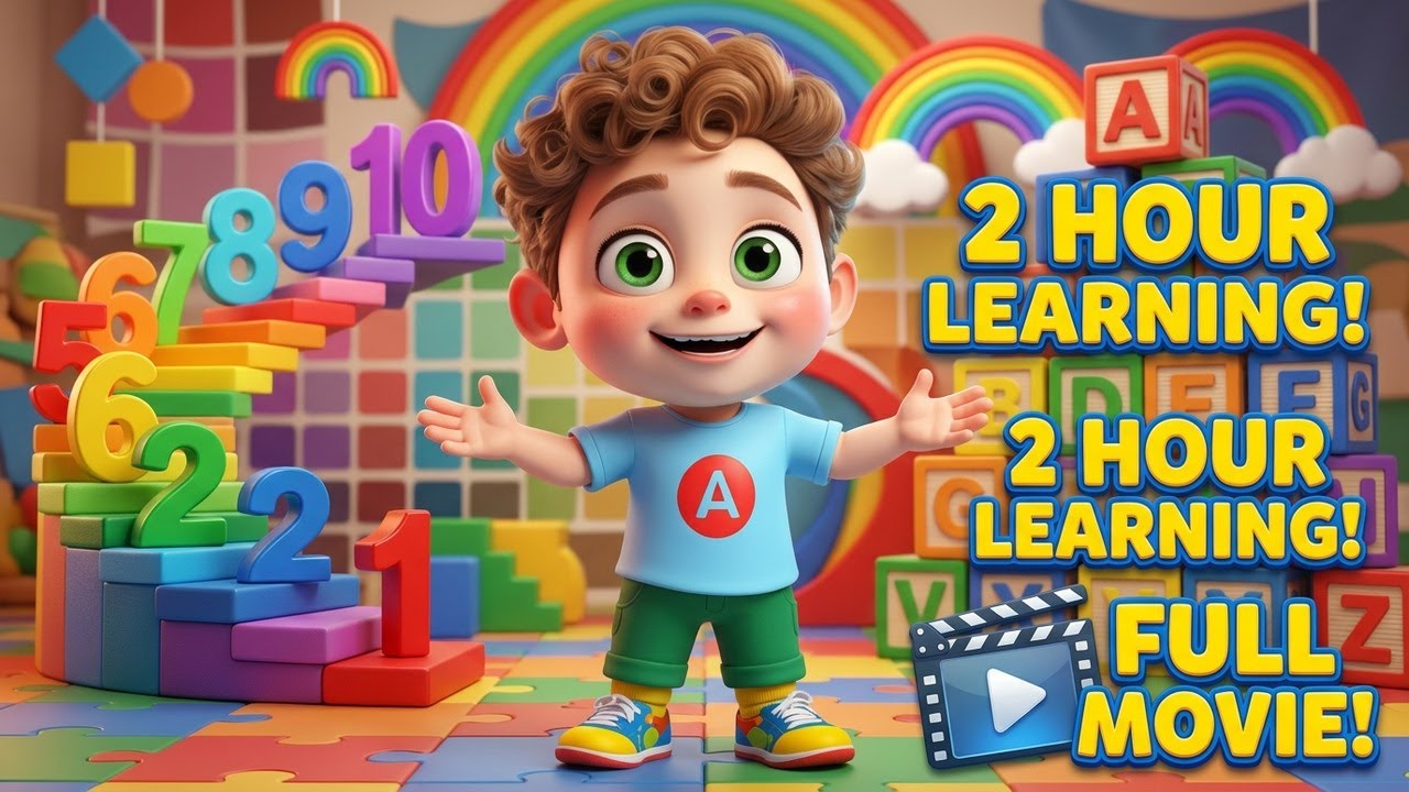 LEO LAND 2 HOUR Learning Compilation 🌈 ABC, Numbers, Colors & More | Full Educational Movie for Kids