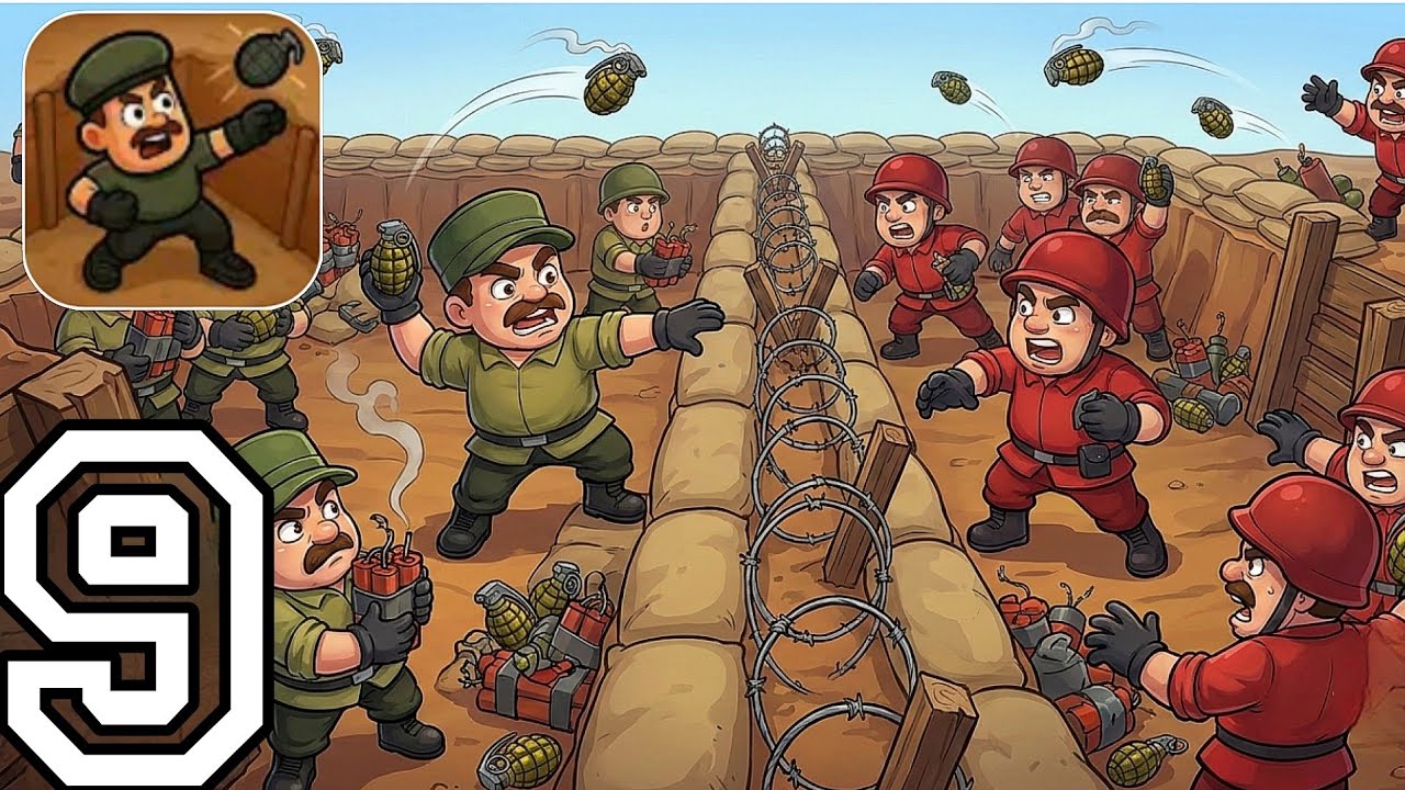 Trench Wars - Gameplay Walkthrough Build  Tactical battles Part9 Android 