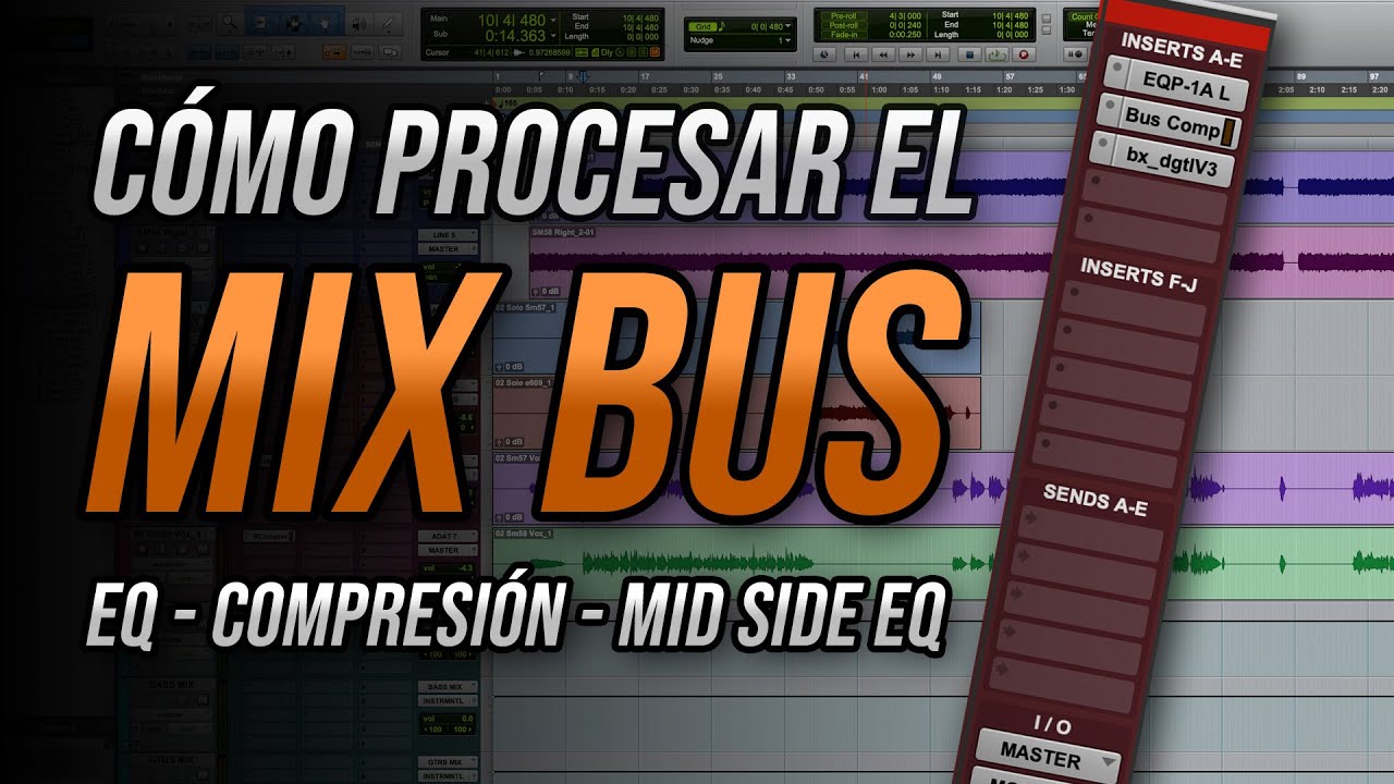 Cómo procesar el MIX BUS antes de mezclar - EQ, Compresión y Mid-side EQ