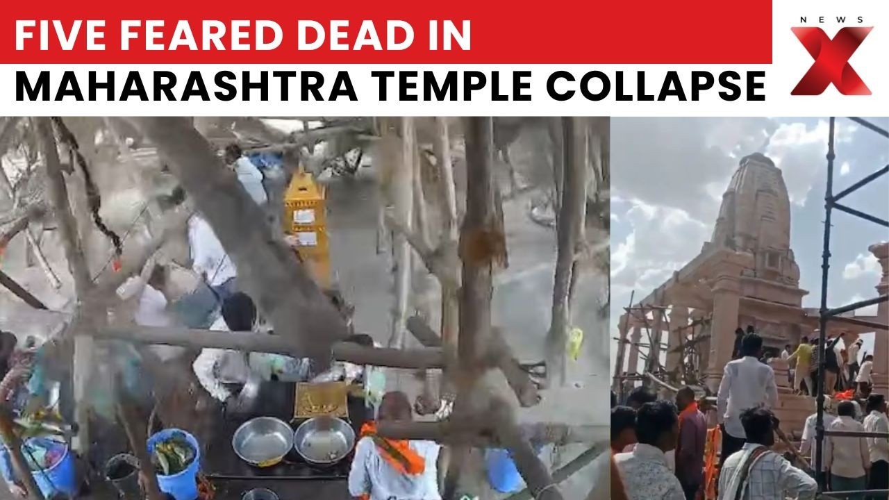 Parbhani Temple Collapse: Five Feared Dead, Dozens Trapped Under Debris | NewsX