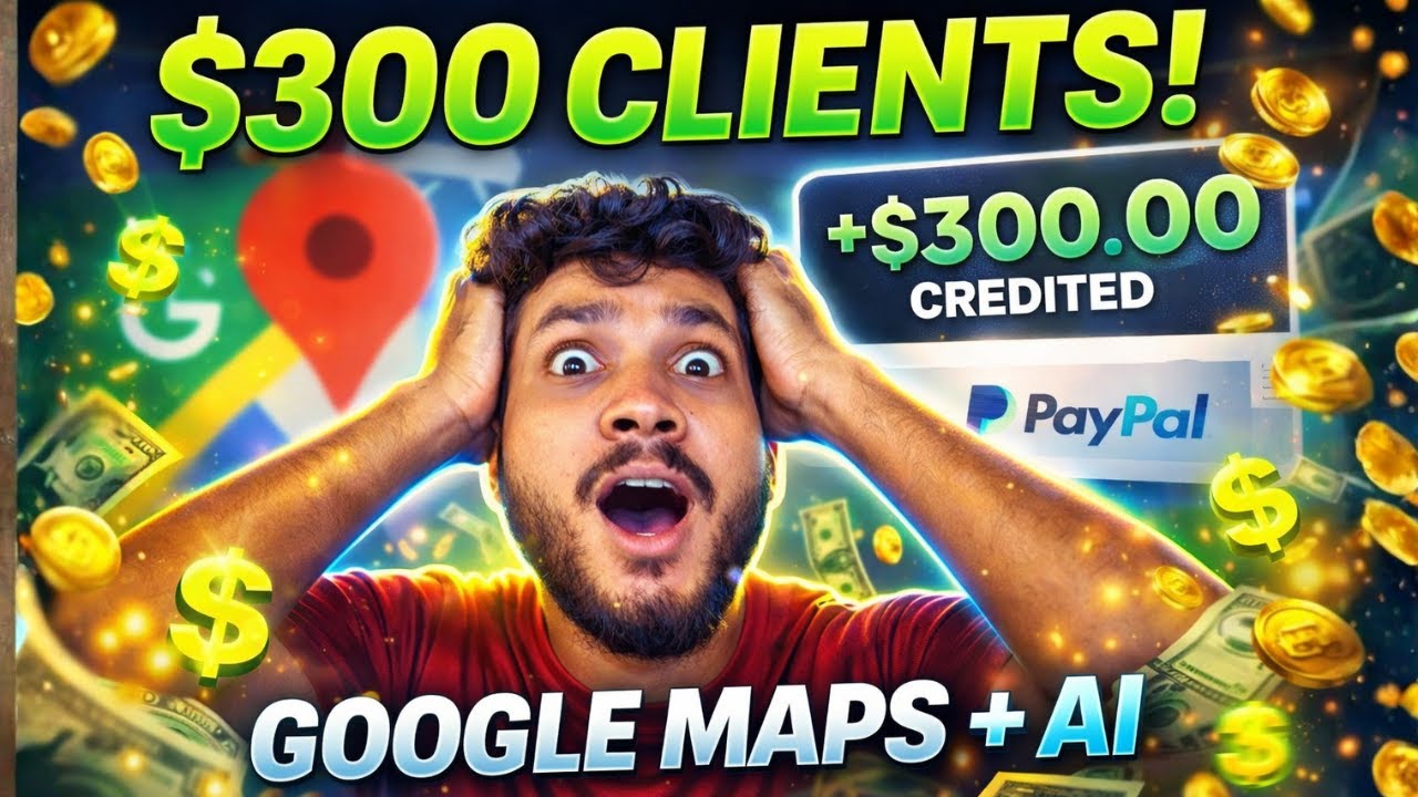 I Found $300 Website Clients in MINUTES Using Google Maps & AI