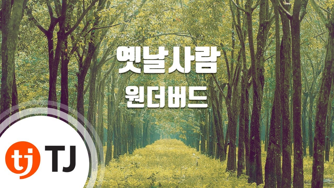 [TJ노래방] 옛날사람 - 원더버드 / TJ Karaoke
