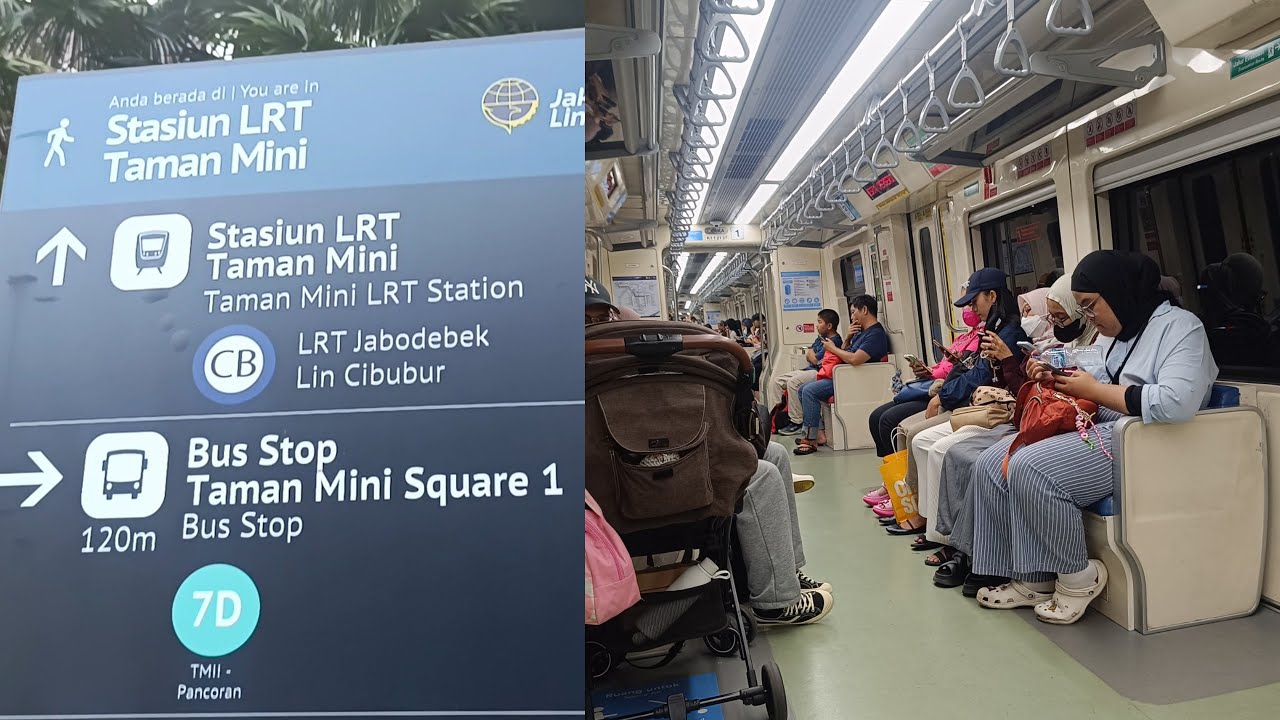 Nyobain Naik LRT dari Stasiun LRT Taman Mini sampai Stasiun LRT Kuningan Jakarta