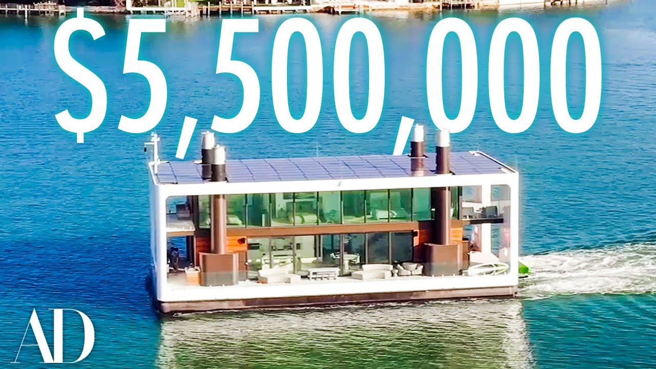Inside a $5.5M Floating Mansion in Miami | On The Market | Architectural Digest