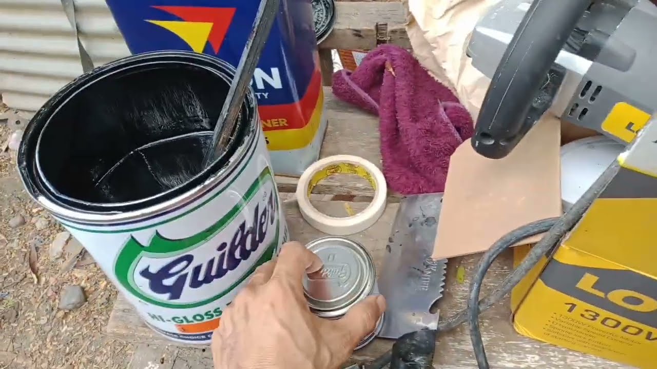 UNDERCOATING na epoxy enamel black, paraan at diskarte.