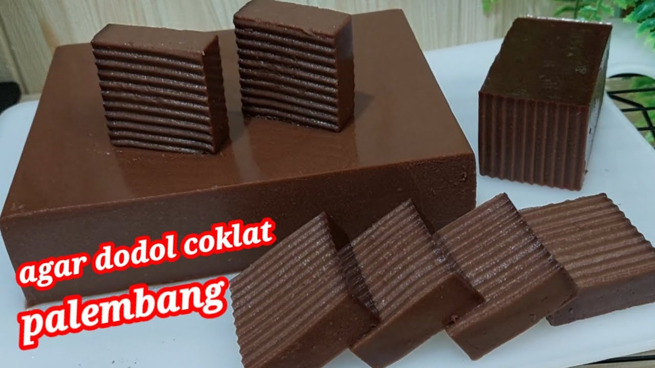 Resep turun temurun,, kue basah sajian lebaran khas Palembang AGAR DODOL COKLAT