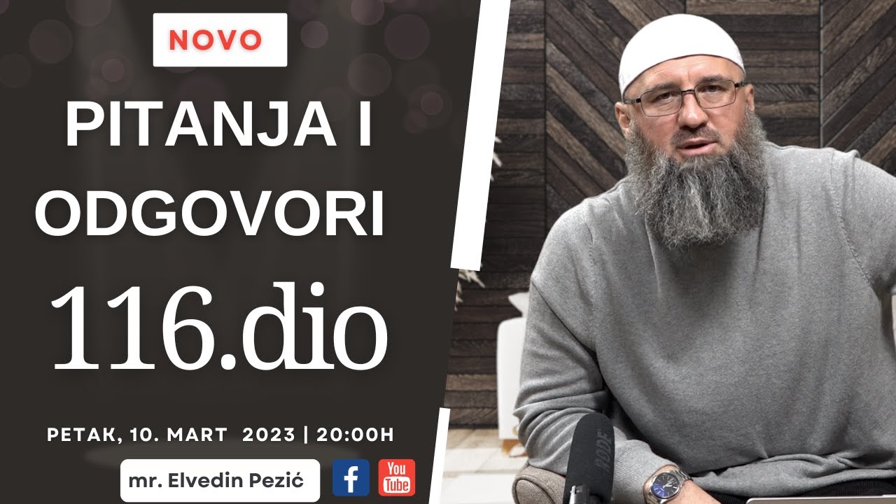 Pitanja i odgovori 116.dio_mr. Elvedin Pezić
