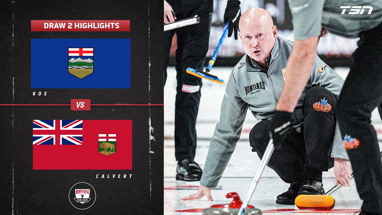 Montana's Brier: Draw 2 - Team Alberta (Koe) vs. Team Manitoba (Calvert)