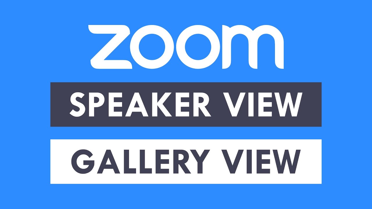 Speaker view vs gallery view in Zoom: Explained with 4 examples
