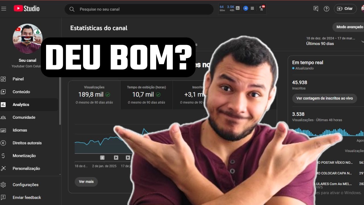 YouTube: Postei durante 365 DIAS pra te provar que não é sorte!