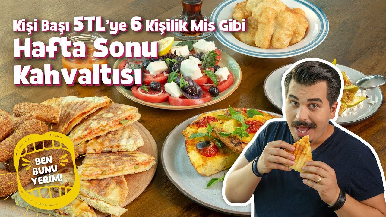 Kişi Başı 5 TL’ye 6 Kişilik Mis Gibi Hafta Sonu Kahvaltısı - Kahvaltılık Tarifler | #BenBunuYerim 20