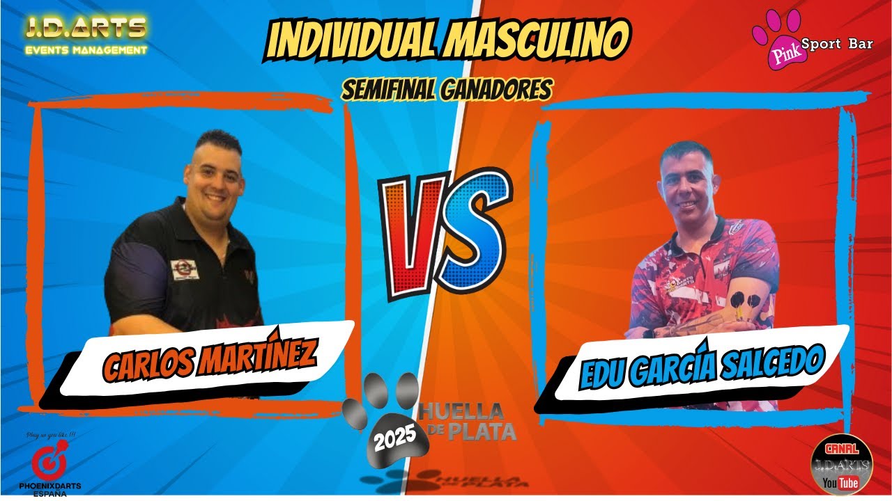 Huella de Plata 2025-Carlos Martínez Vs. Edu García Salcedo-Individual Masculino-Semifinal Ganadores