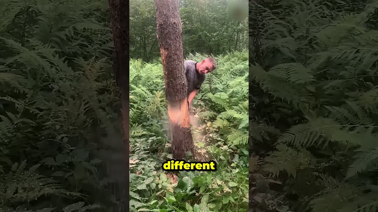 How Europeans Cut Trees Without Ropes! Smart Forest Tech Explained #facts