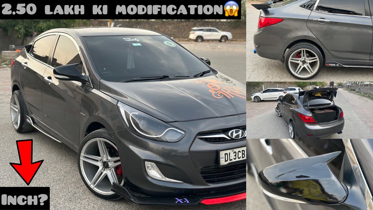 🔥Hyundai Verna fluidic🔥Full modified ये क्या करवा दिया😱😱 || Interior🔥|| लाउड म्यूजिक सिस्टम🔥❤️