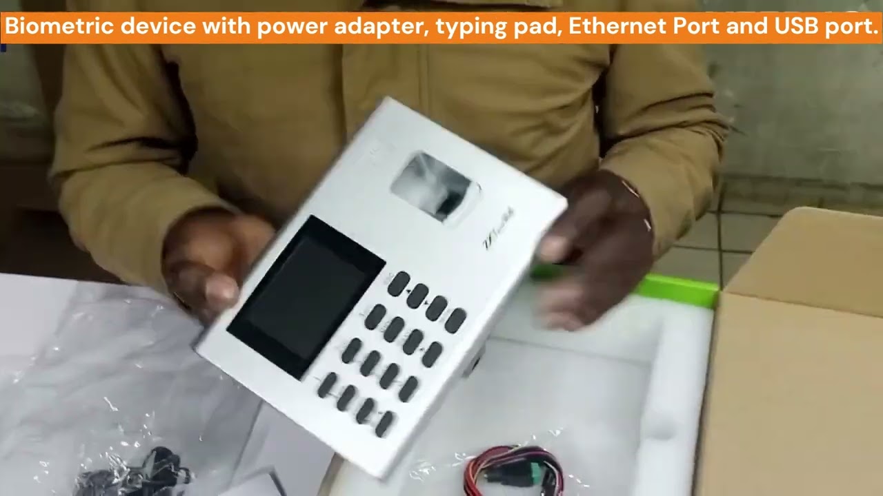 ZKTeco K40 Time attendance | Unboxing and brief preview