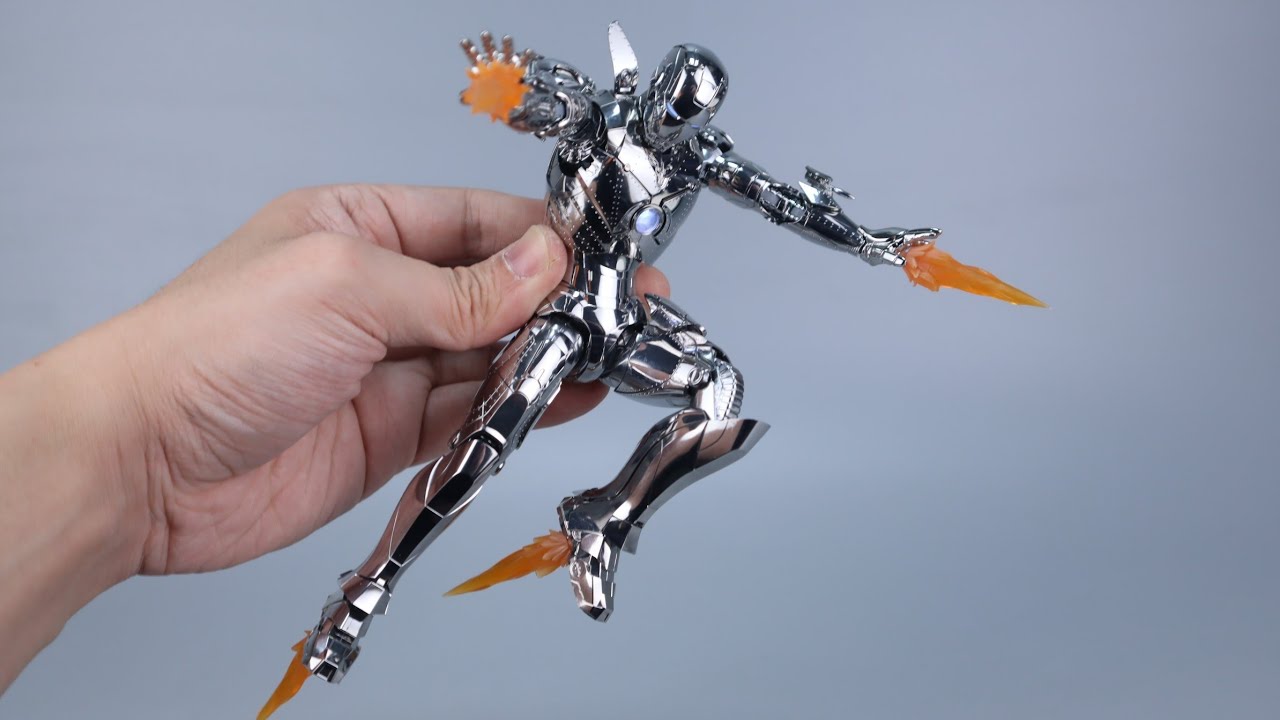 Threezero DLX 钢铁侠Mark2 电镀版