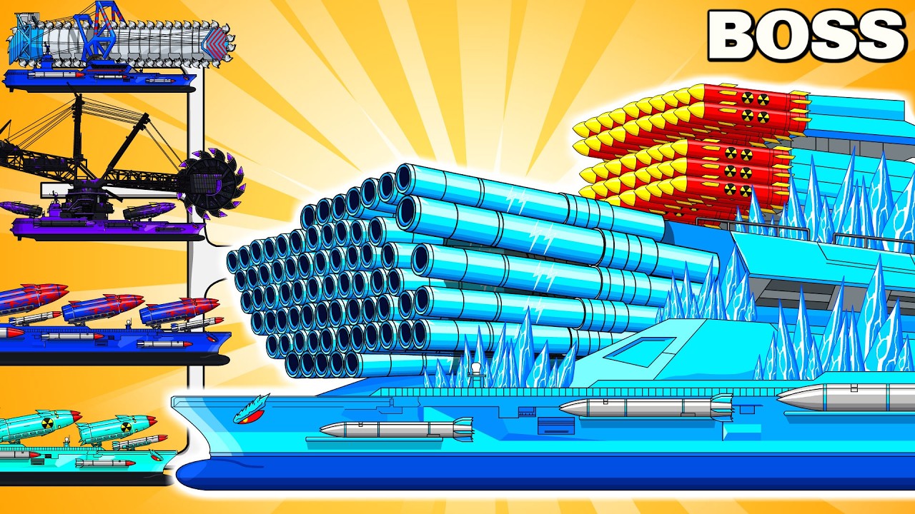 The NEW Missile Titan SUPER ROCKETS COMBINED WITH ABYSSAL CRUISER vs MEGA BOSS