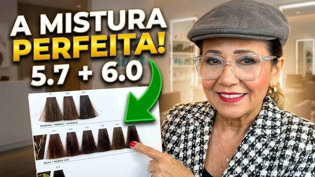 DESCUBRA A COLORAÇÃO USADA NO CABELO CHOCOLATE