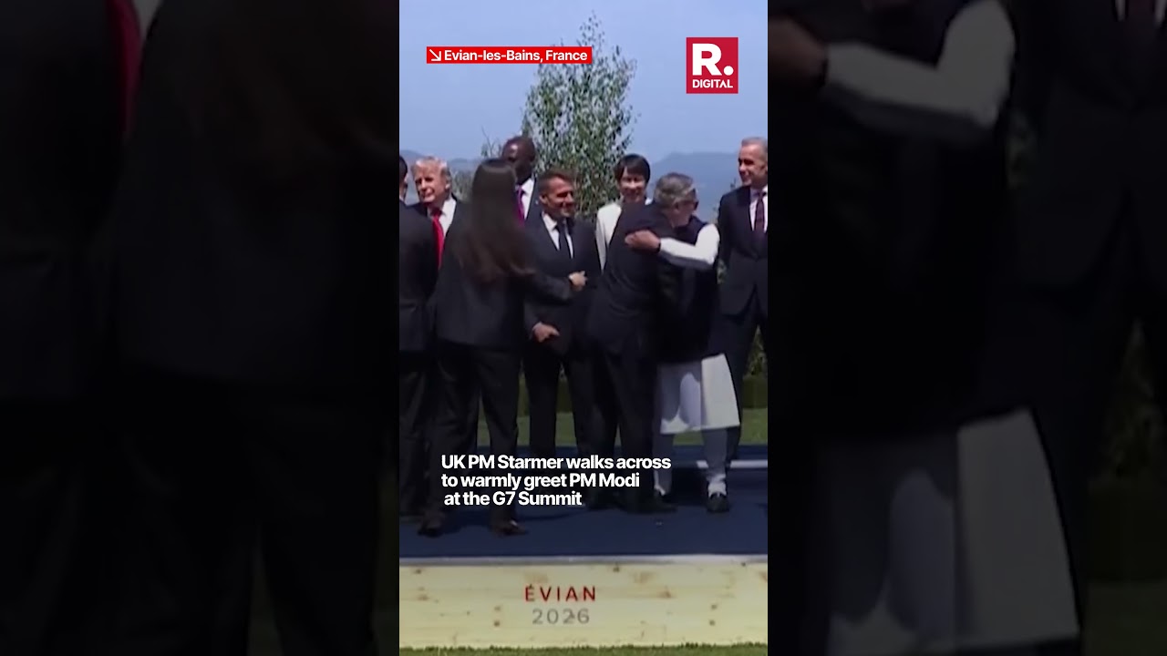 UK PM Keir Starmer Rushes To Greet PM Narendra Modi At G7 Summit