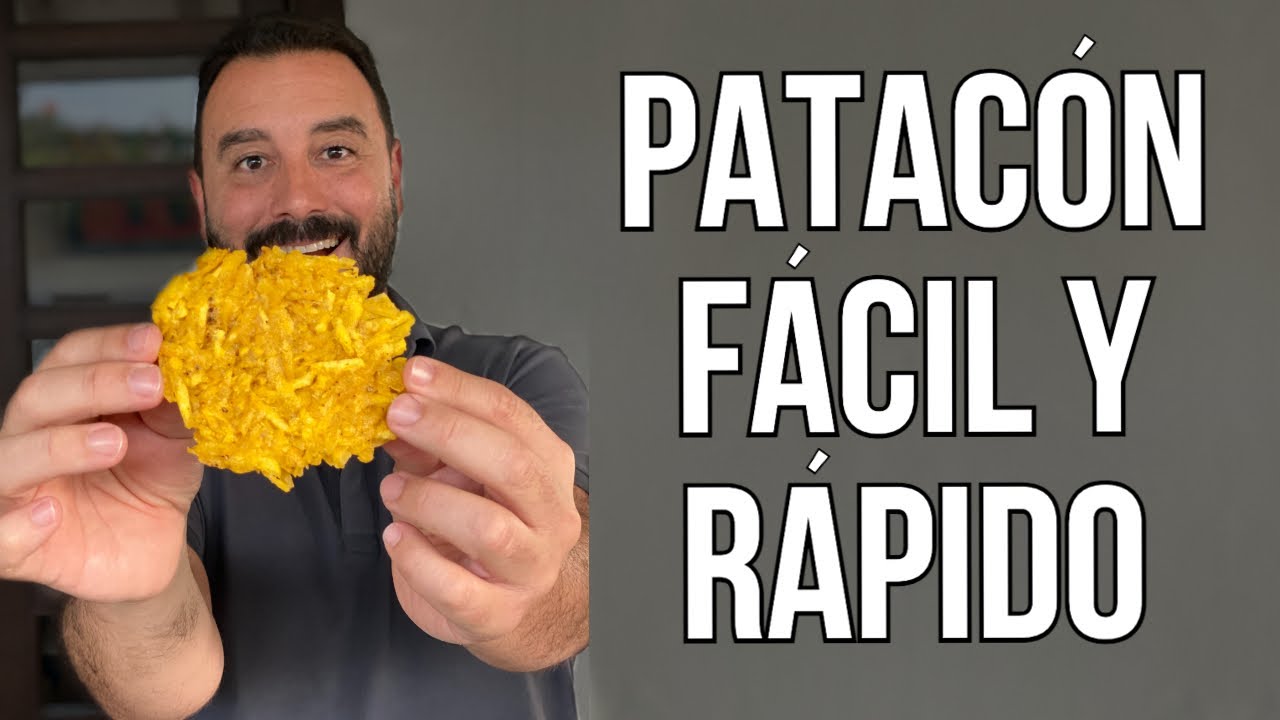 Truco Fácil para hacer un Patacón en minutos
