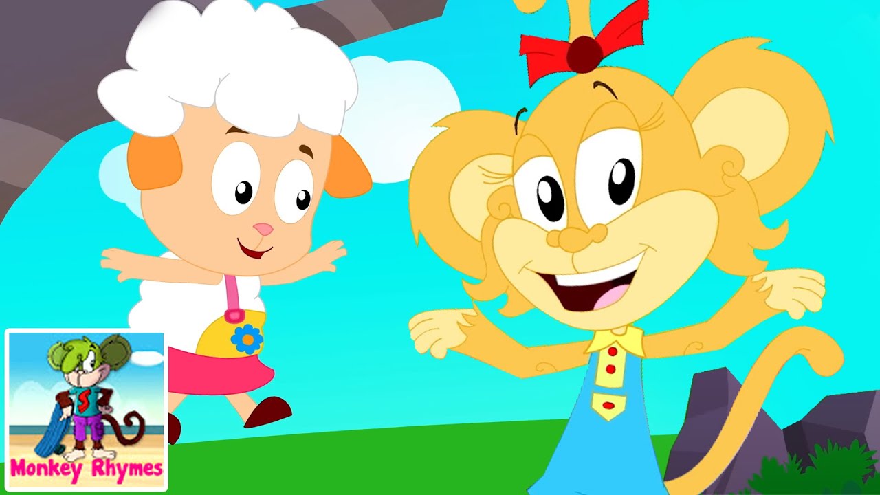 Mary Had A little Lamb | Nurser Rhymes and Kids Songs with Monkey Rhymes