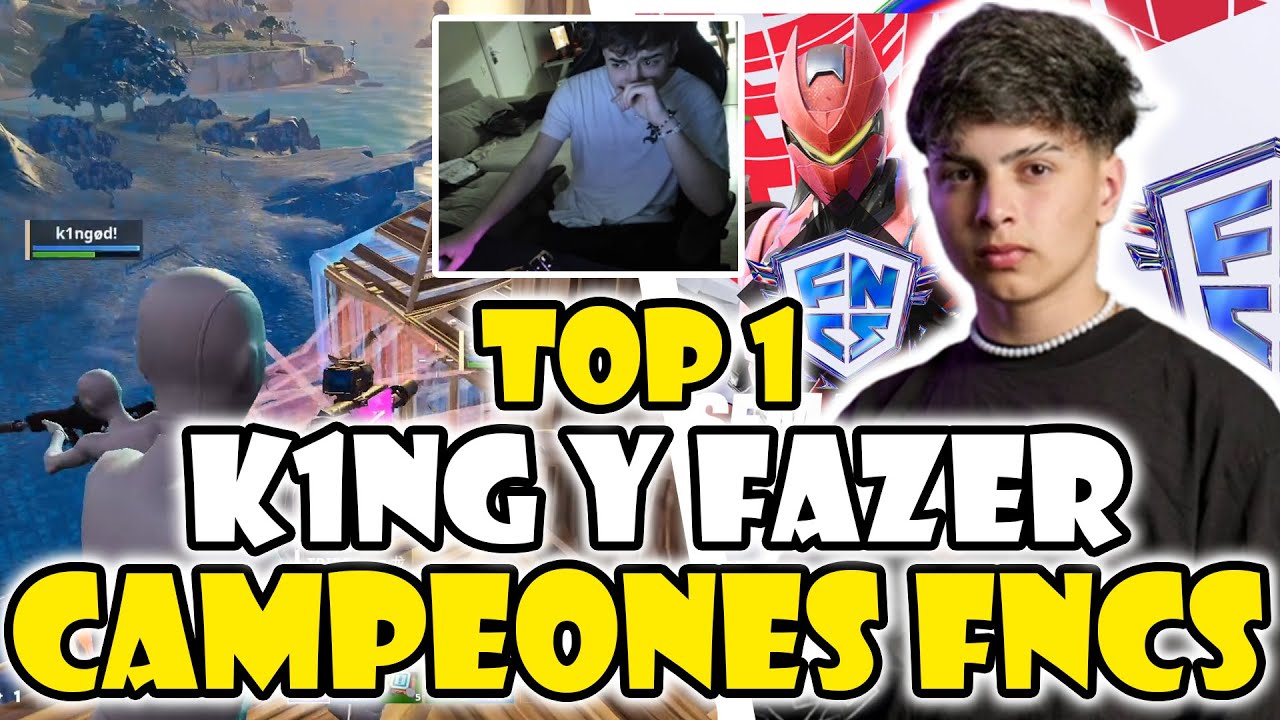 K1NG Y FAZER CAMPEONES DE LA FNCS 🏆GRAN FINAL BRASIL (TORNEO COMPLETO)
