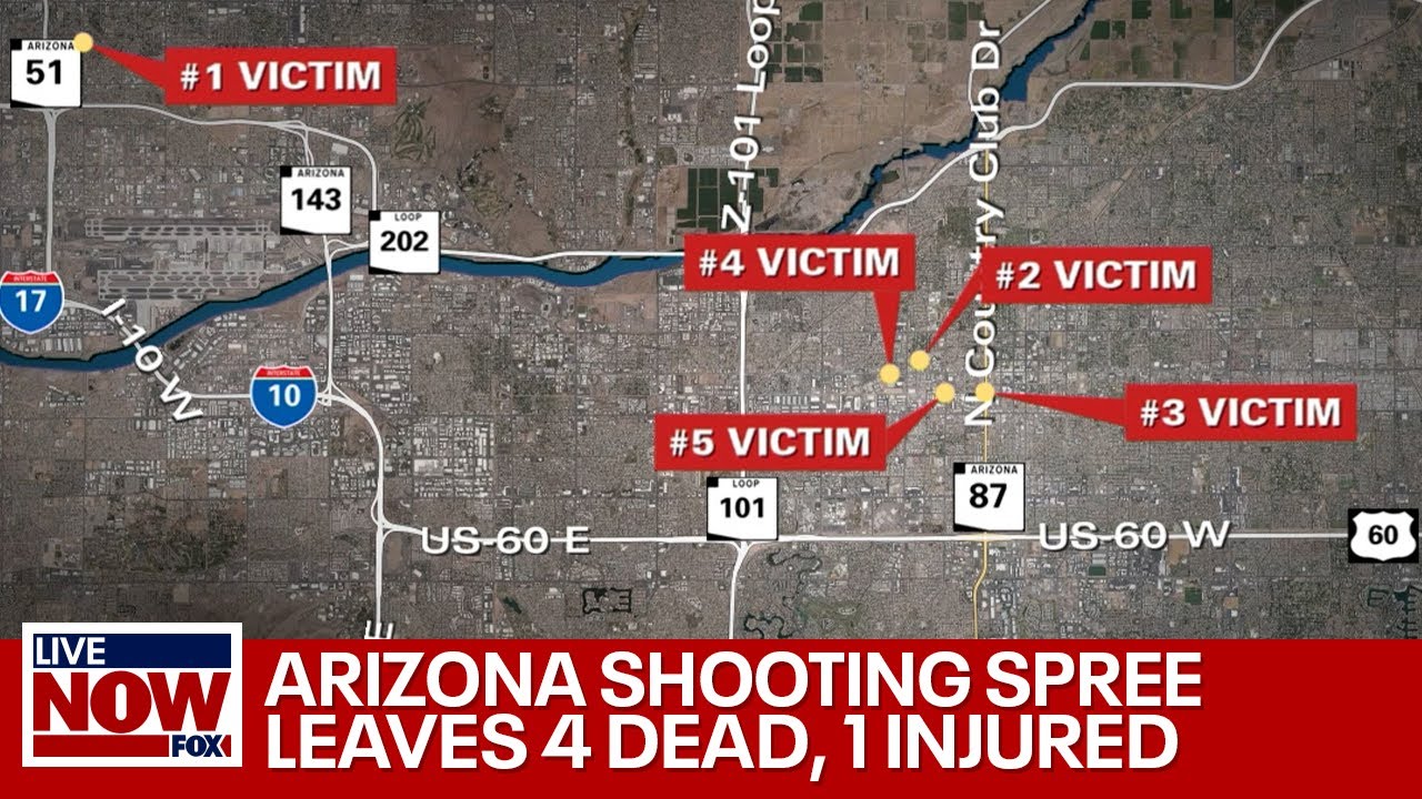 Arizona shooting spree: 4 dead, 1 injured in 'horrific' shootings in Mesa, AZ | LiveNOW from FOX