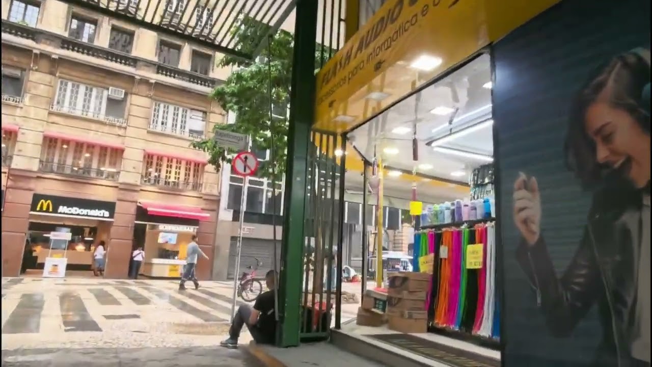Caminhada pelo centro de São Paulo 