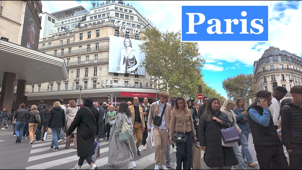 Paris, France🇫🇷 - Paris Autumn 2024 - 4K HDR Walking Tour in Paris