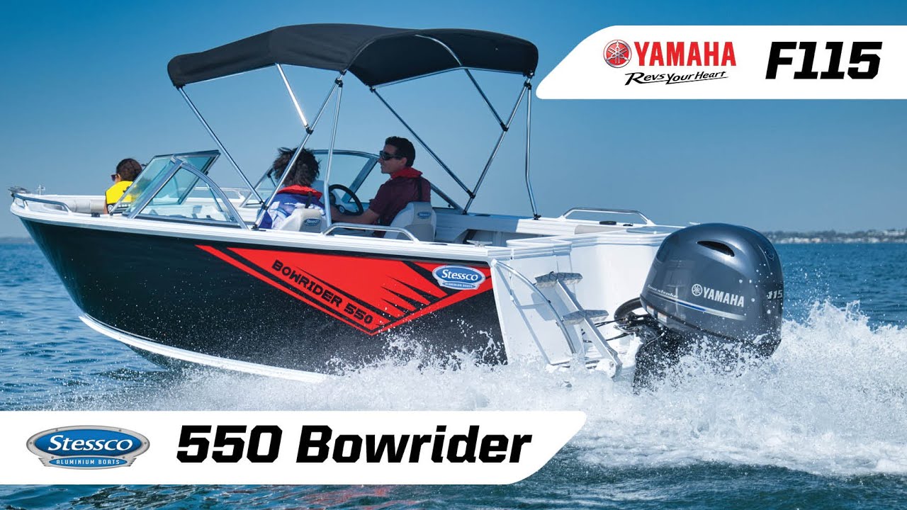 Stessco 550 Bowrider Powered By Yamaha F115 Four-Stroke Outboard