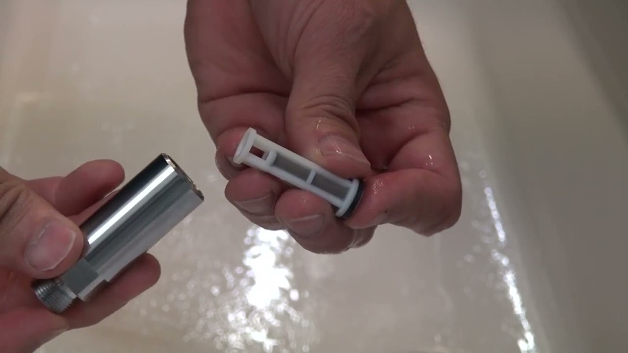 Hansgrohe - Nettoyage des pièces de la cartouche du clapet anti-retour