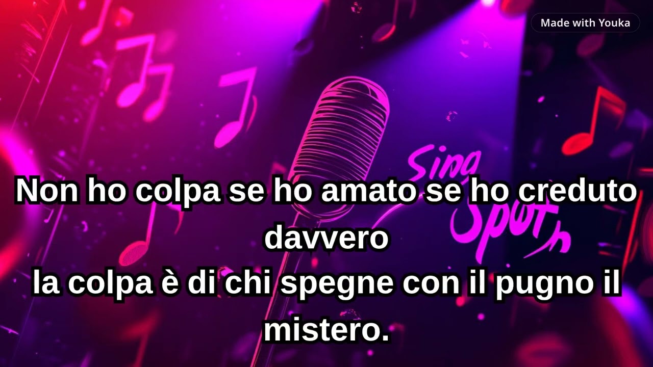 O mia o di nessuno Karaoke 