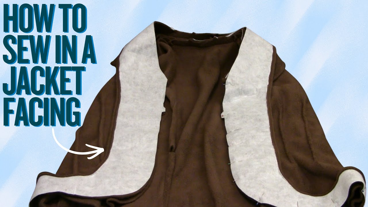 How to Sew on A Jacket Facing