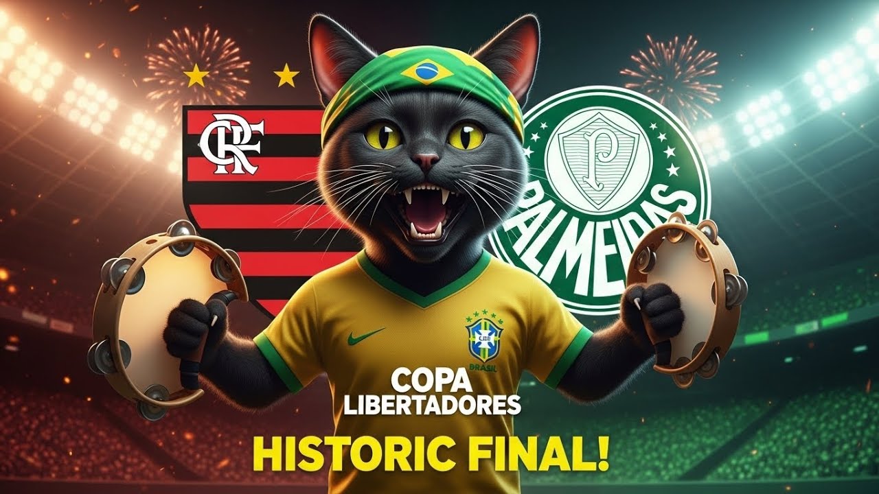 Aumigato fez FLAMENGO e PALMEIRAS DAN&Ccedil;AR na FINAL da LIBERTADORES!